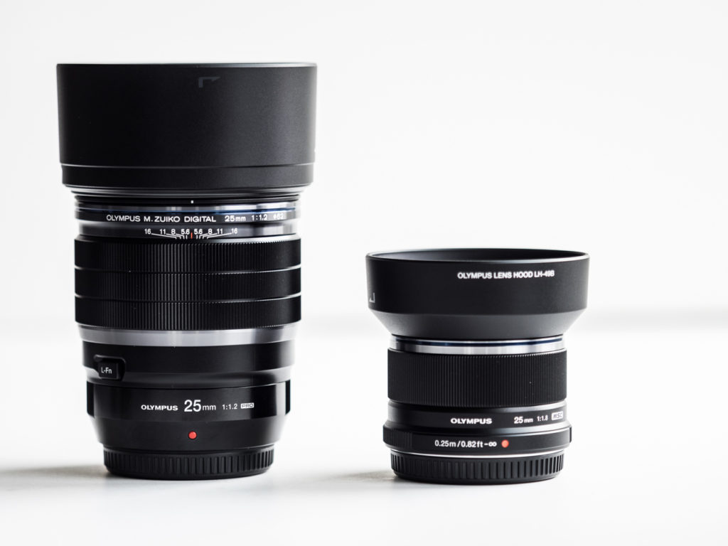 Olympus 25mm F/1.2 vs 25mm F/1.8 Lens Review