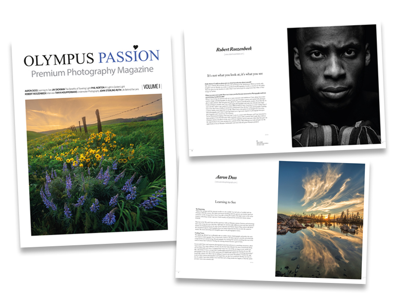 Do you already know the Olympus Passion Premium Magazine?