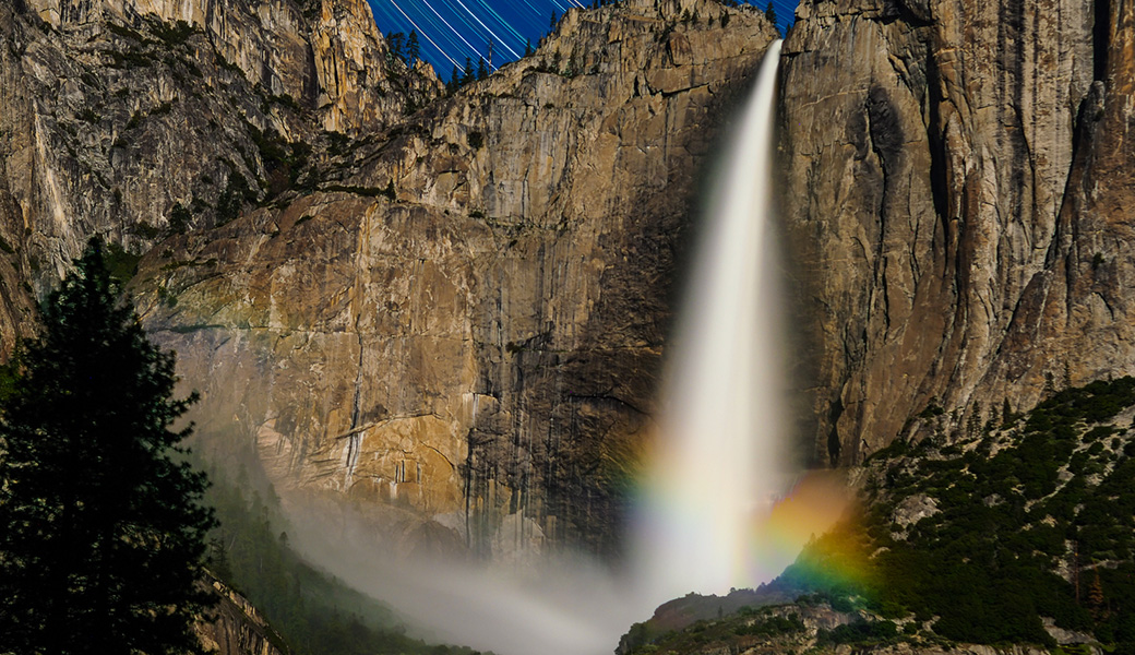 Yosemite Moonbow with a Pen-F