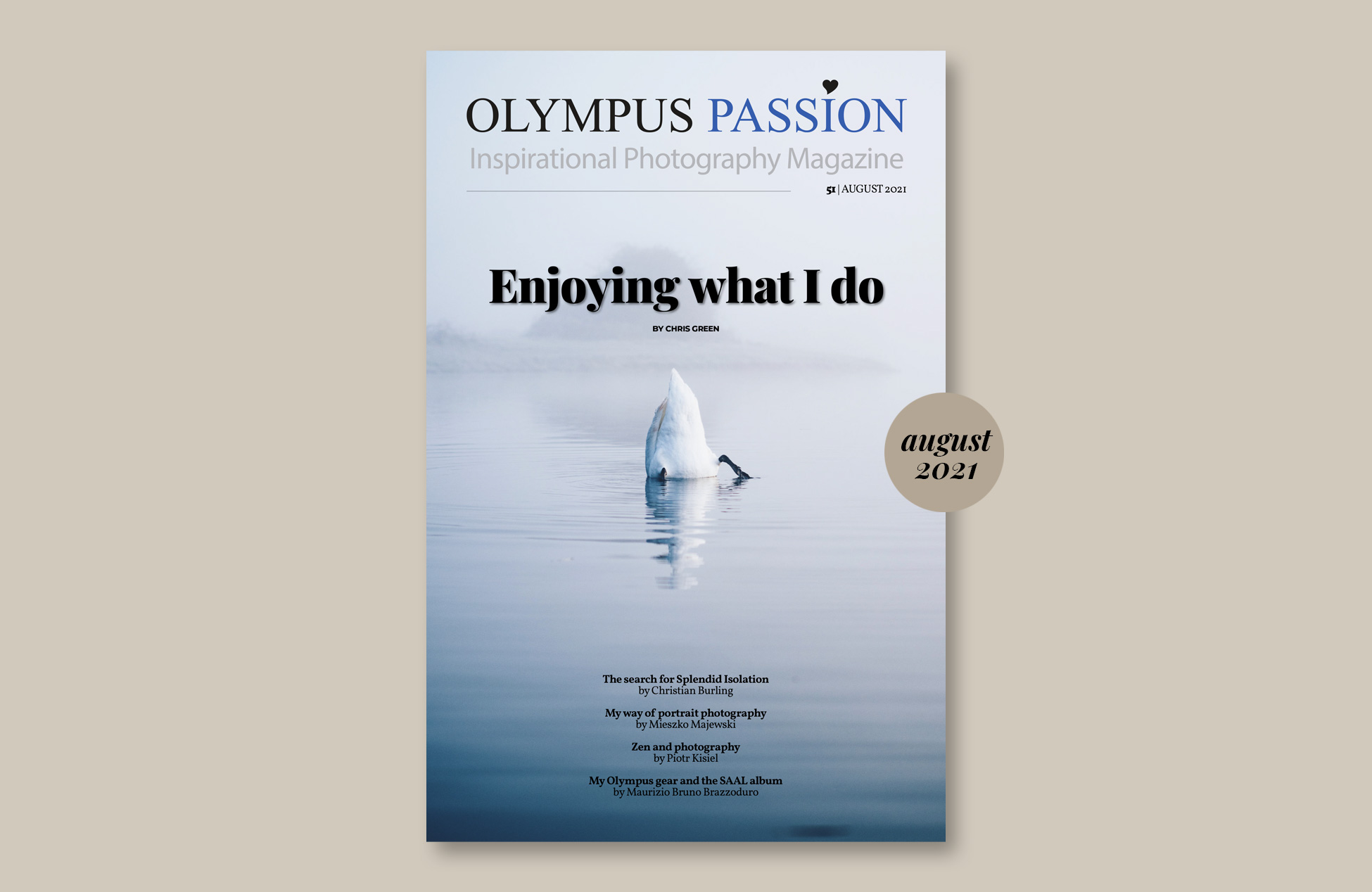 Olympus Passion Photography Magazine – August 2021!