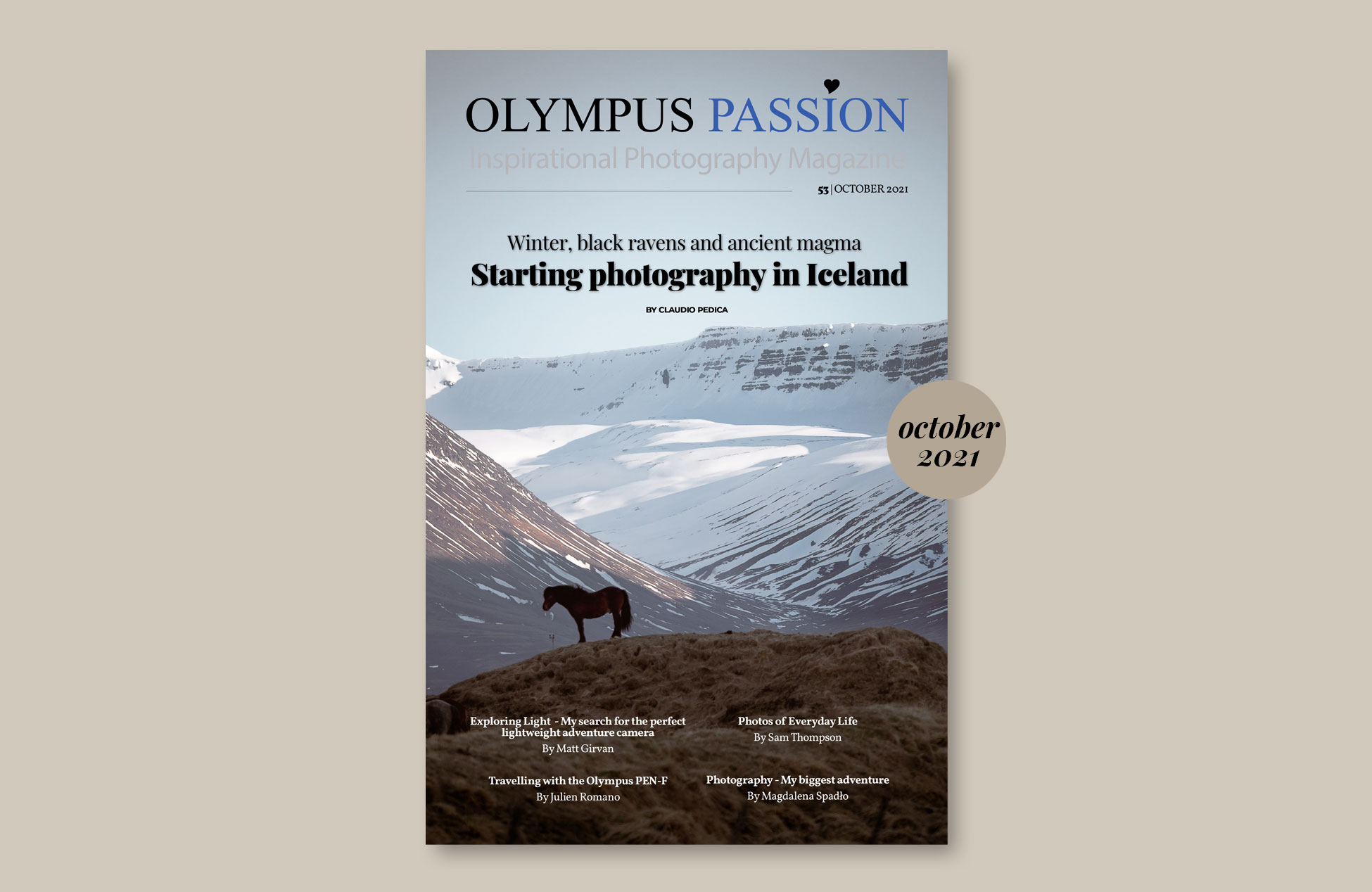 Olympus Passion Photography Magazine – October 2021!