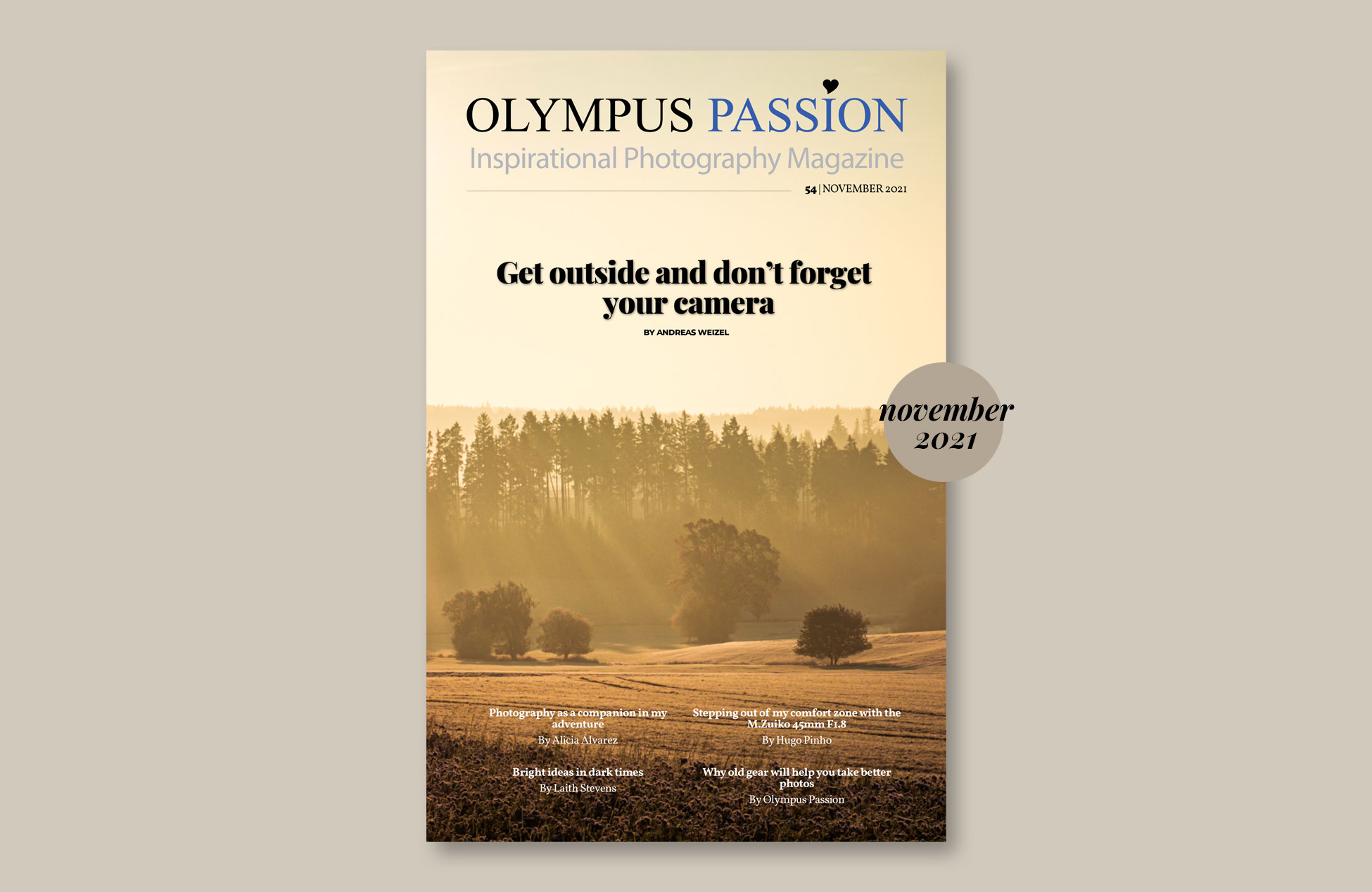 Olympus Passion Photography Magazine – November 2021!