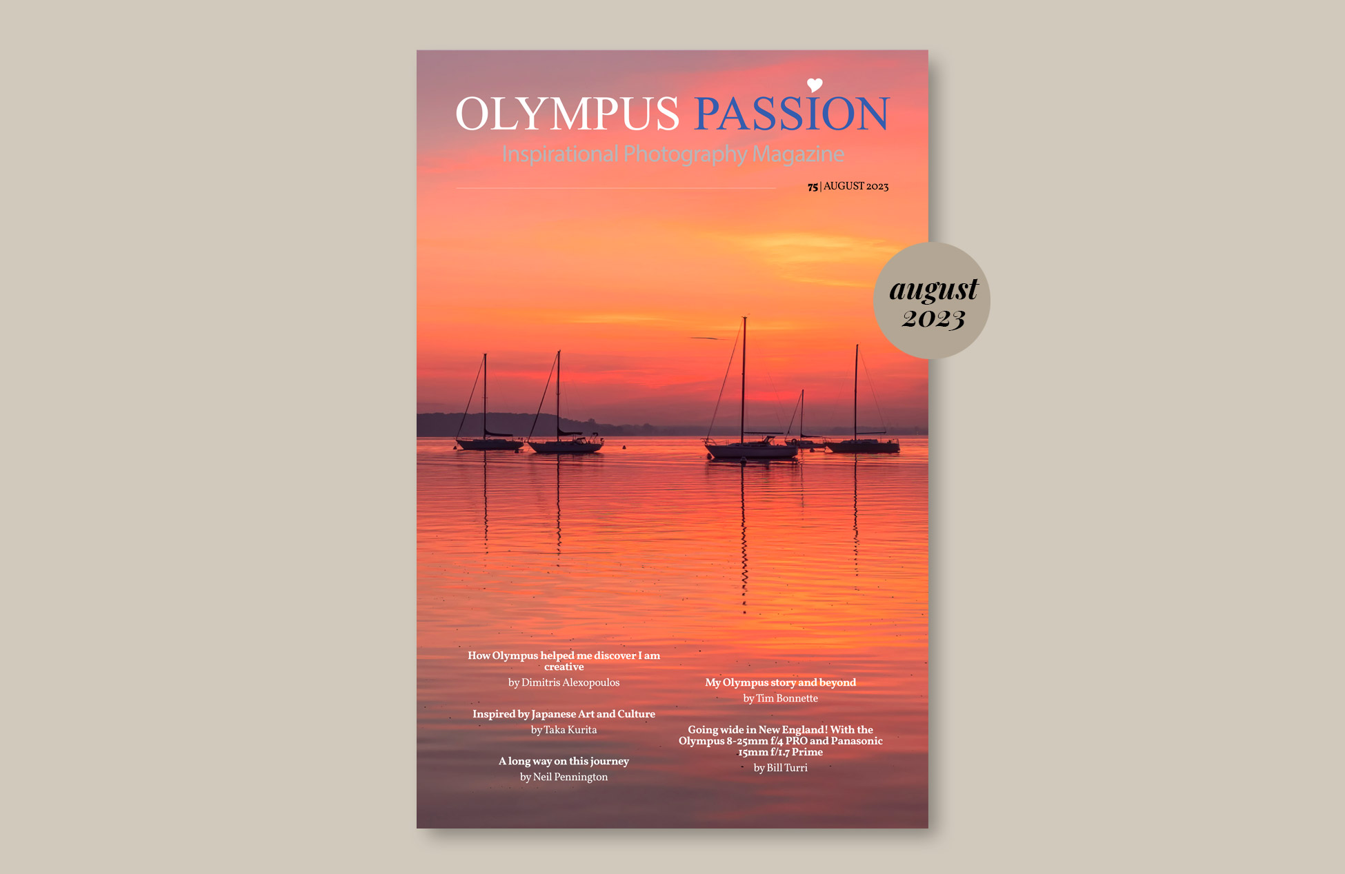 Olympus Passion Photography Magazine – August 2023!